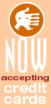 Now Accepting Credit Cards